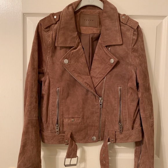 Blank NYC Jackets & Blazers - BRAND NEW BlankNYC suede moto jacket sz. M